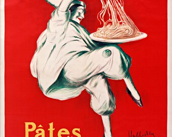 Pates BARONIペイツバローニ レオネット・カピエッロ? Pates Baroni Poster Print 11 x 14 Leonetto Cappiello 1921 Vintage