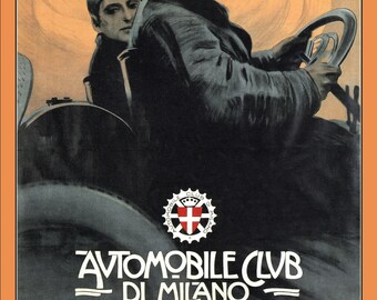 Automobile Club de Milano, 1909 | Leopoldo Metlicovitz