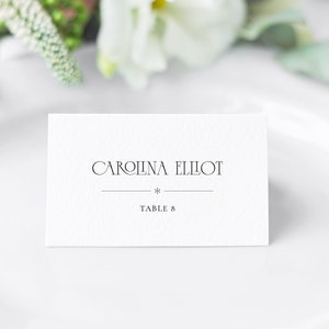 Luxury Place Cards, Art Deco Seating Card, Name Cards, Jazz Age Table Decor, Vintage Wedding Name Cards, Gatsby Guest Cards, SN060_PC