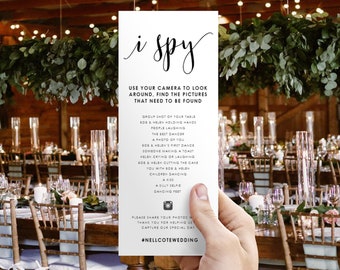 I Spy Wedding Game Etsy
