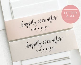 belly band invitation etsy