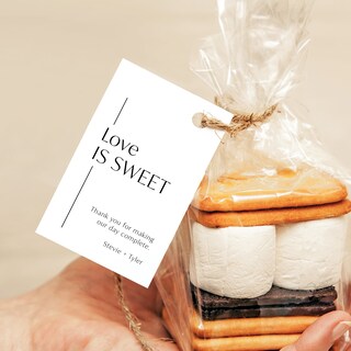 100 Etichette Personalizzate Love Is Sweet Per Bomboniere E Regali, 5,7x2 Cm