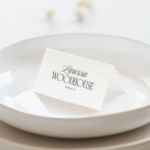 Vintage Glamour Place Cards, Retro Calligraphy Seating Card, Name Cards, Elegant Table Decor, Wedding Name Cards, Guest Cards, SN2000_PC