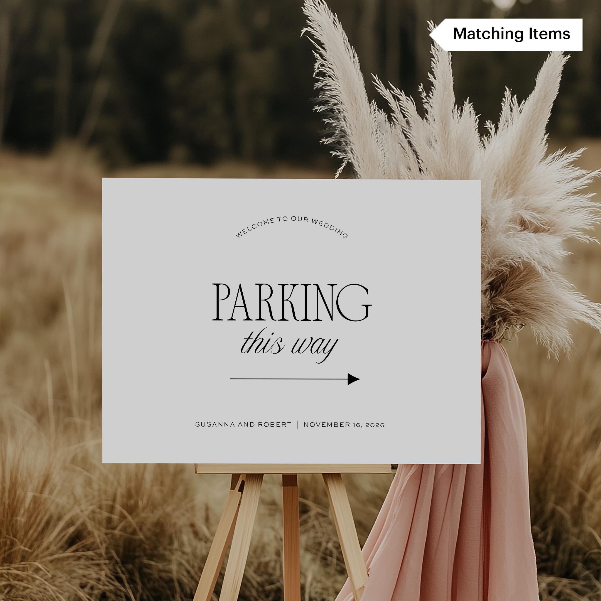 Restrooms This Way Sign, Wedding Restrooms Printable, Vintage Glamour ...