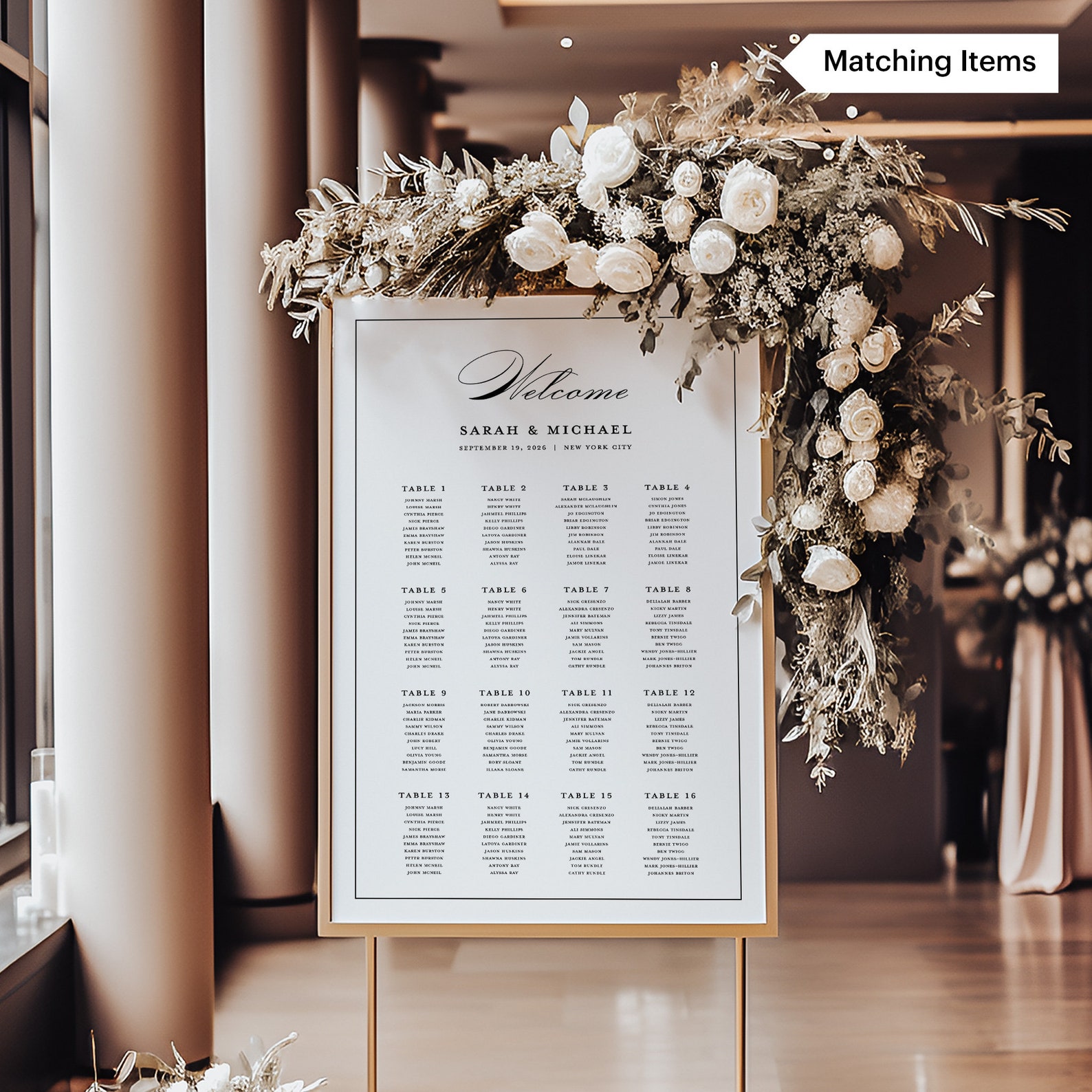 Folded Wedding Program, Manhatten Bi-fold Template for Ceremony Program ...