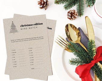 Christmas Mind Match - Etsy