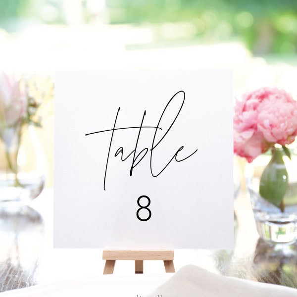 Table Numbers Printable - Etsy