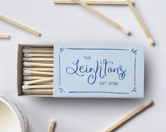 Fun Matchbox Template, Curly Scribble Frame  Matchbox Wedding Favor, Hand Drawn Quirky Matches Template, Customizable Template, SN300_MB