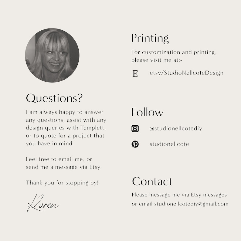 Modern Script Reception Party Insert with QR Code, Reception Venue Card, Editable Reception, Wedding Dinner Enclosure Printable, SN033_RQ image 9