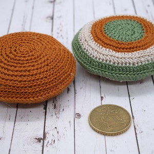 Miniature round cushions for dollhouse