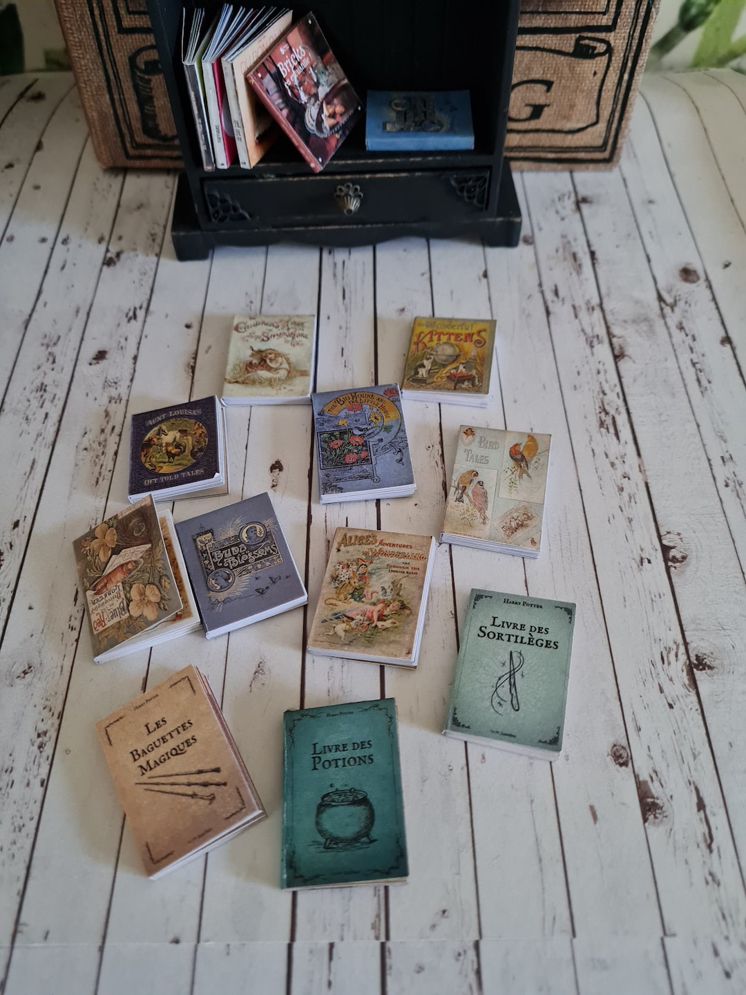 Yuanchu Pack De 40 Mini Livres Pour Maison De Poupée – 1:12 – Multicolores – Décoration Créative Pour Chambre Et Bureau
