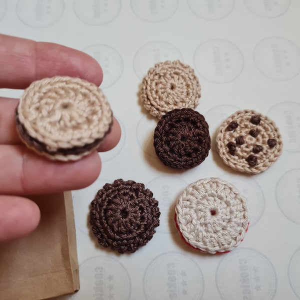 Cookies au crochet pour dinette