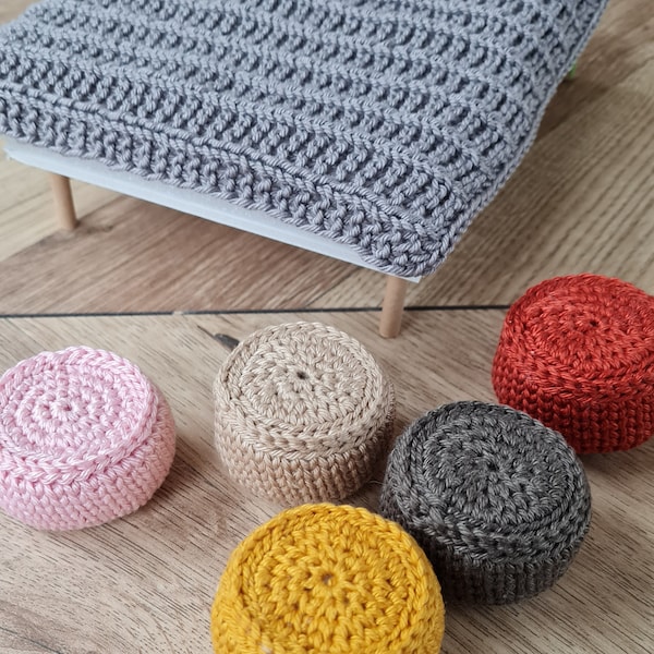 Small poufs for dollhouse