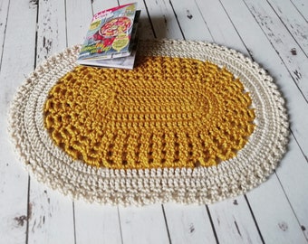 Alfombra ovalada para casa de muñecas, 3 tamaños