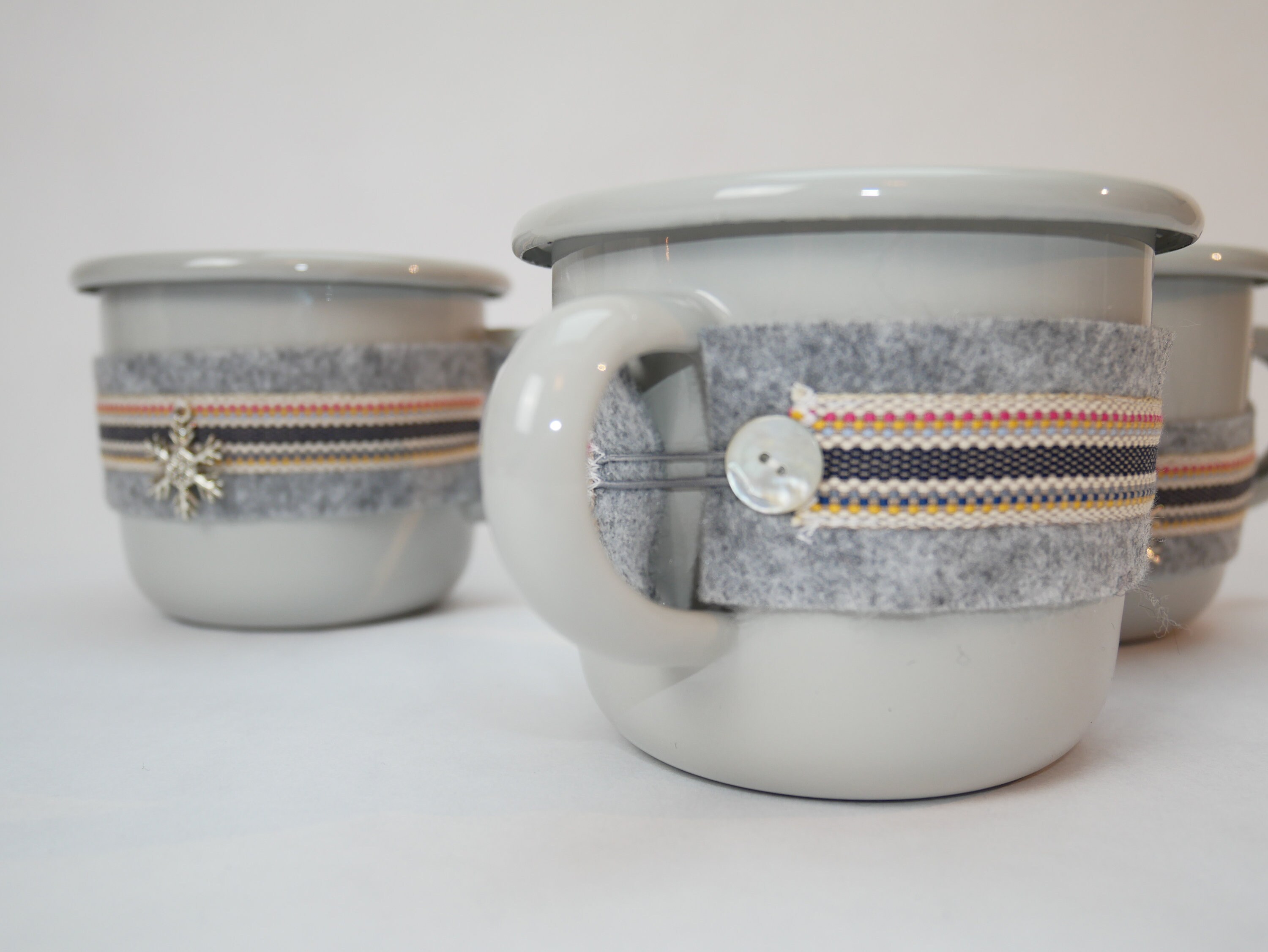 Tasse Émaillée, Esprit Chalet de Montagne