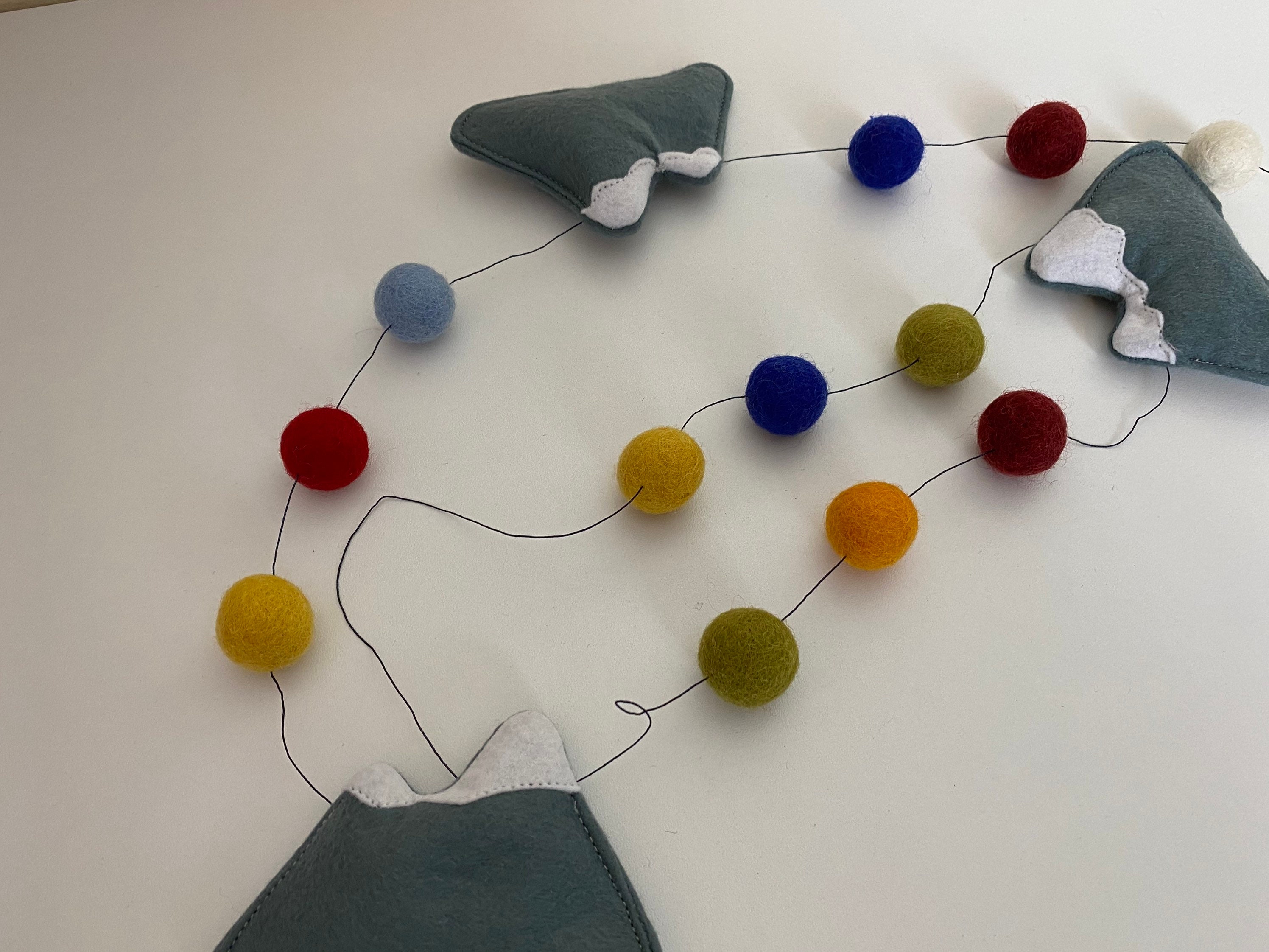 Guirlande Décoration de Feutre Laine Cosy Mountain