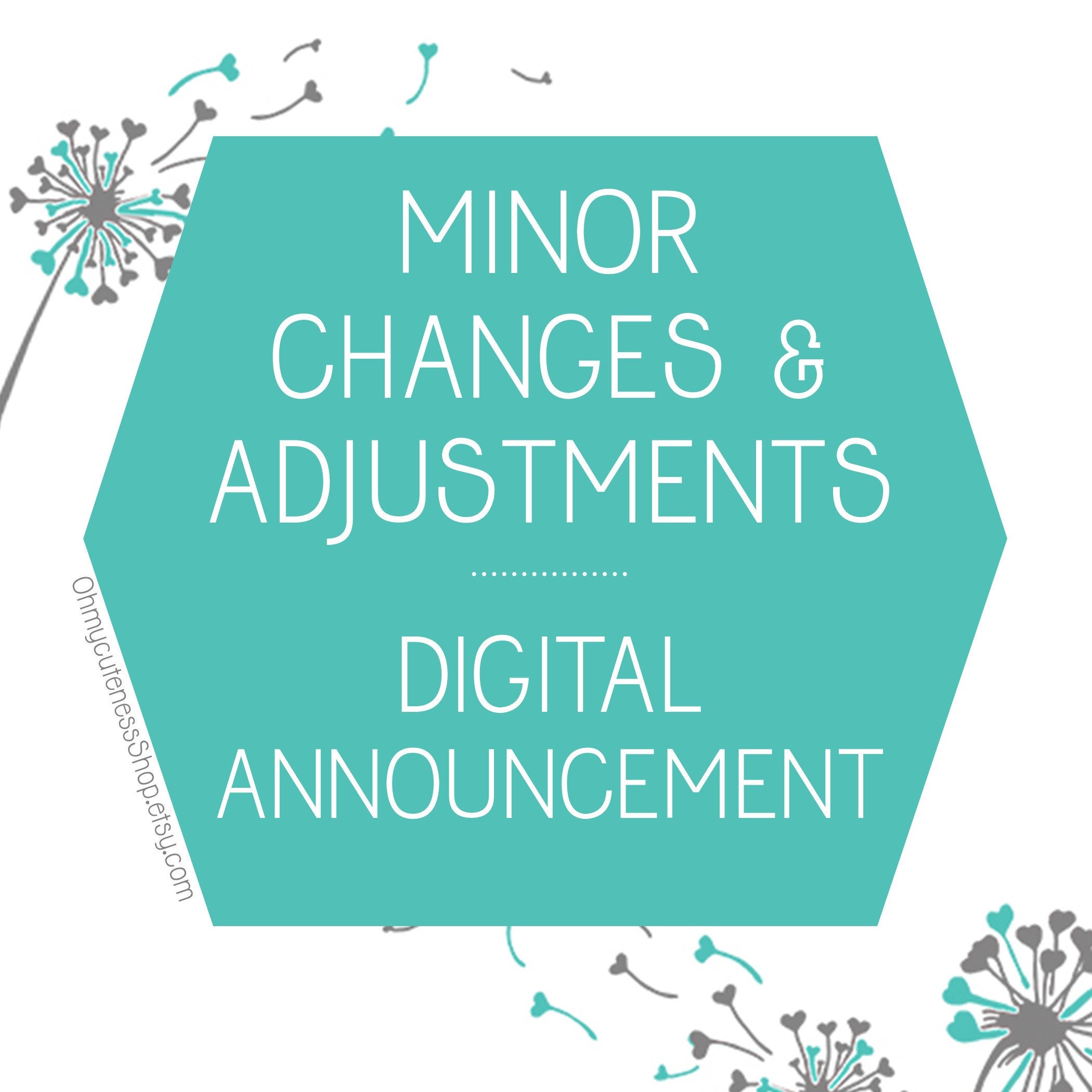 Minor Changes and Adjustments Digital Pregnancy Announcement |  Baby Reveal | Social Media Pregnancy Announcement Idea | Facebook Instagram
