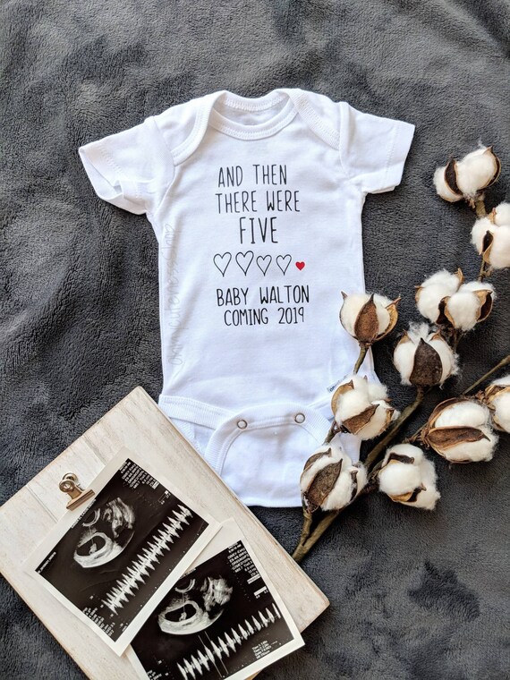 and then there were five onesie