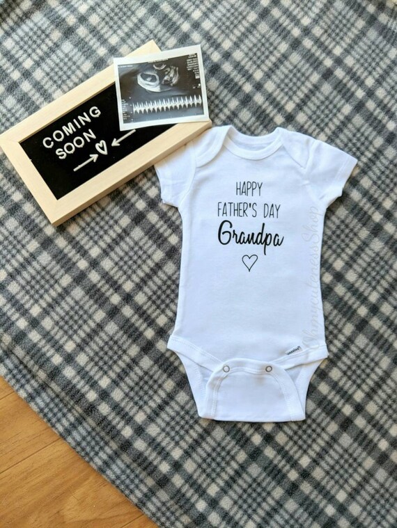 Download Happy Father S Day Pregnancy Announcement Onesie New Etsy