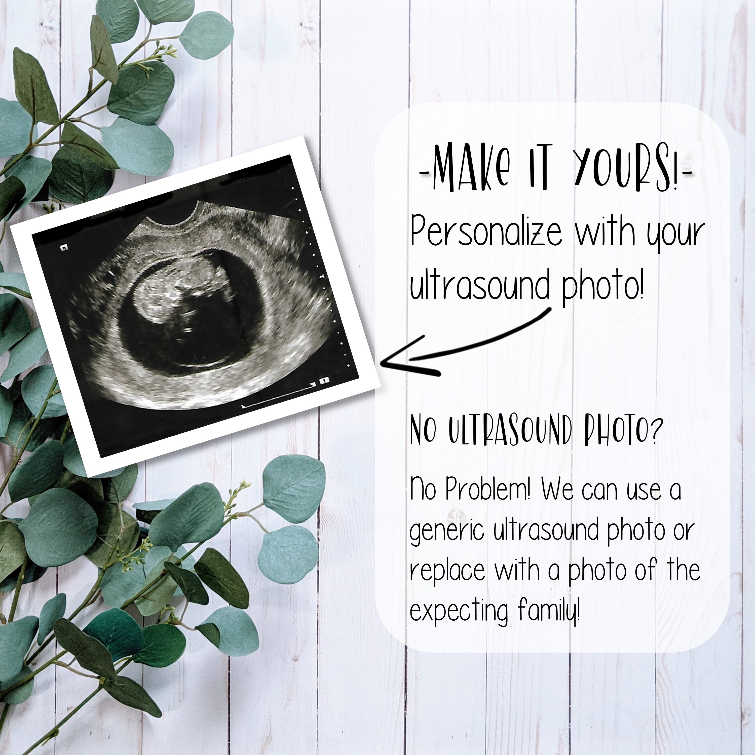 Tiebreaker Pregnancy Announcement DIY Editable Digital File 