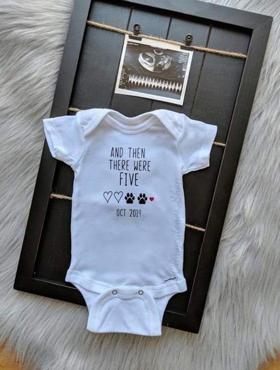 and then there were five onesie