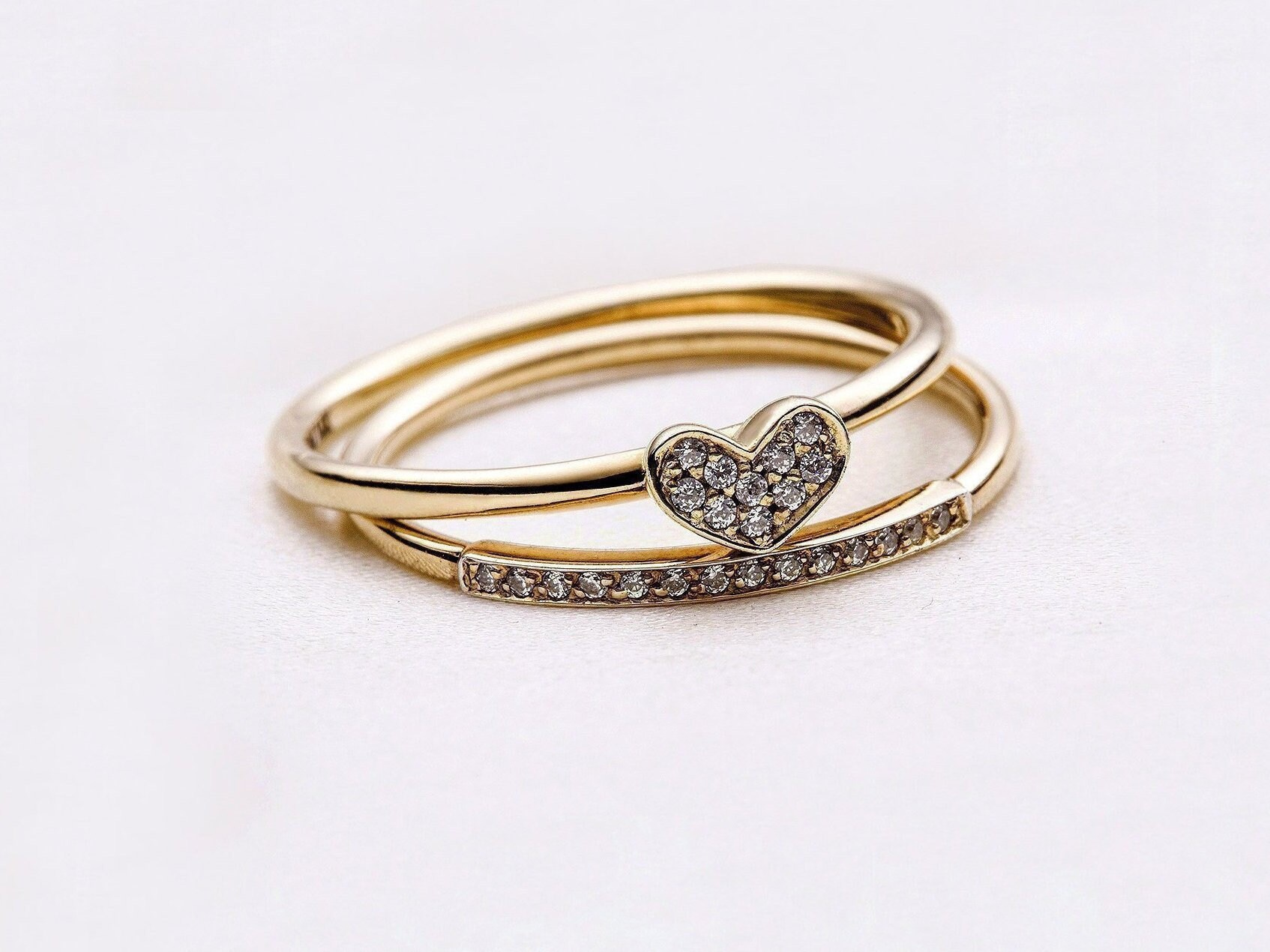 etsy gold ring set