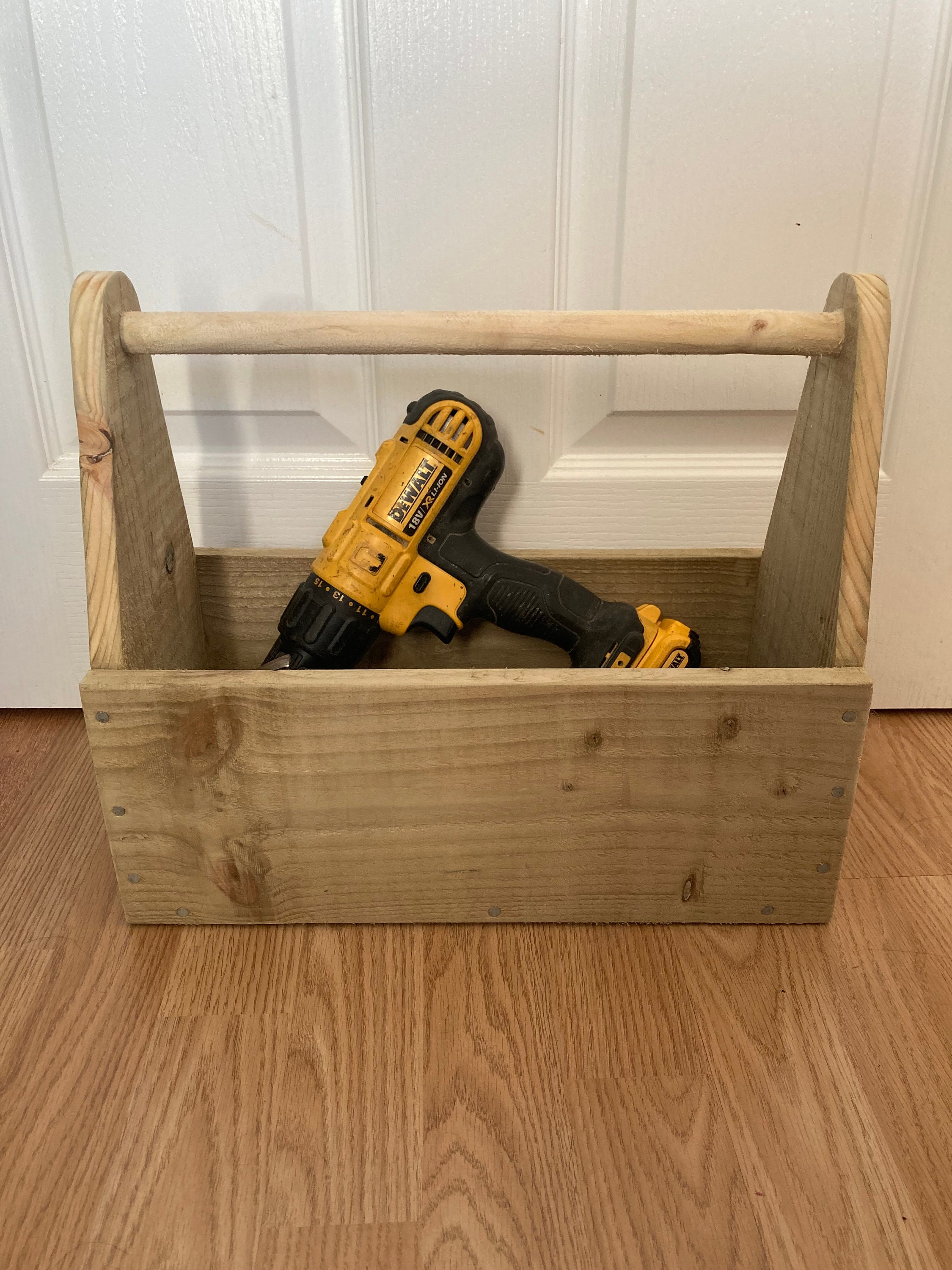 Wooden Tool Box Carrier Trug Tool Storage Etsy UK