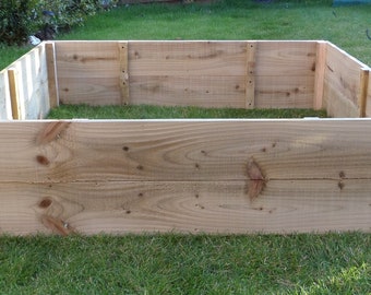 30cm High Sturdy Raised Bed Wooden Garden Planter, Vegetables, Seeds, Bedding, Herbs, Various Sizes