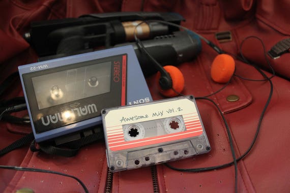 Awesome Mix Vol 2 Tape Guardians Of The Galaxy Vol 2 Etsy