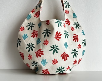 Handbedruckter Shopper aus Stoff