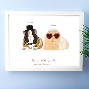 Bruiloft Cavia Print