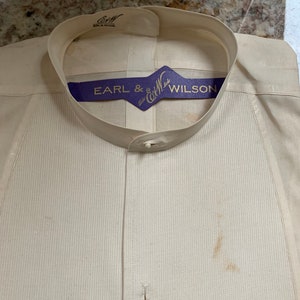 1910s 1920s NOS Tuxedo Shirt Size 15.5 