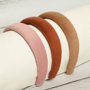 Hairband women Winter headband Handmade headbands for women Padded headband Wool headband Winter headbands for women 3cm/2,5cm/2 cm wide