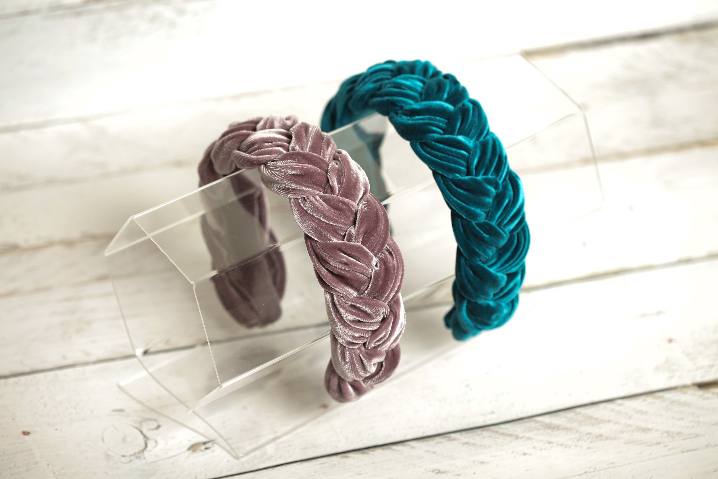 Teal Padded Headband - Etsy display picture 3