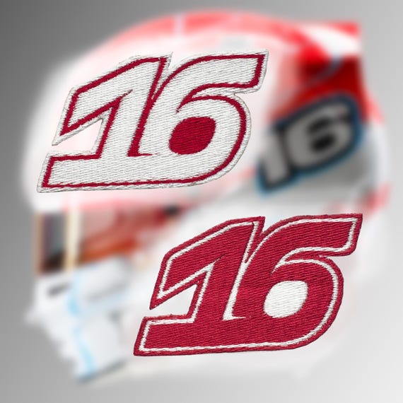 Charles Leclerc ‘16’ 2026 Scuderia Ferrari Logo Iron-on Patch