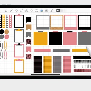 Black Girl Digital Stickers for Goodnotes Planner - Etsy