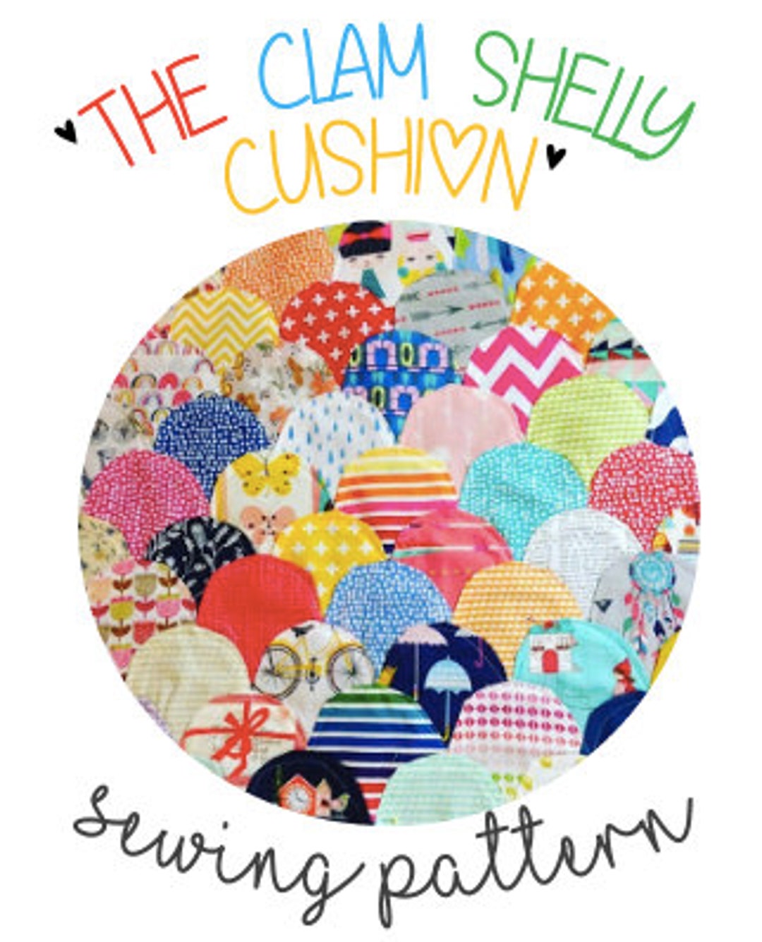The Clam Shelly Cushion Sewing Pattern PDF - Etsy