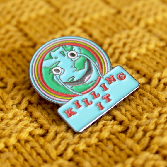 On Our Branded Card. Narwhal Enamel pin badge