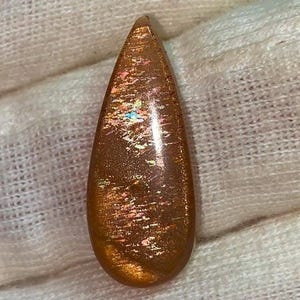 Piedra preciosa de sol de celosía arcoíris natural de 8,45 cts para la fabricación de joyas, 24 x 10 x 4 mm