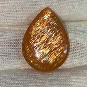 Piedra preciosa de sol de celosía arcoíris natural de 8,85 cts para la fabricación de joyas, 19 x 15 x 4 mm