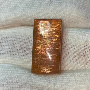 14,80 cts de pierres précieuses naturelles en treillis arc-en-ciel pour la fabrication de bijoux, 20 x 10 x 6 mm