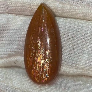 Piedra preciosa de sol de celosía arcoíris natural de 13,55 cts para la fabricación de joyas, 25 x 11 x 6 mm