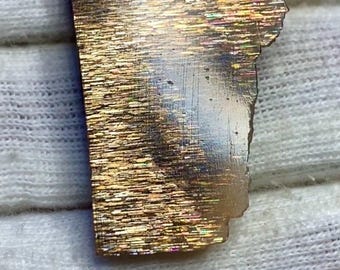 31.05 Cts Natural Rainbow Lattice Sunstone Gemstone for Jewelry making 22x7x5 MM