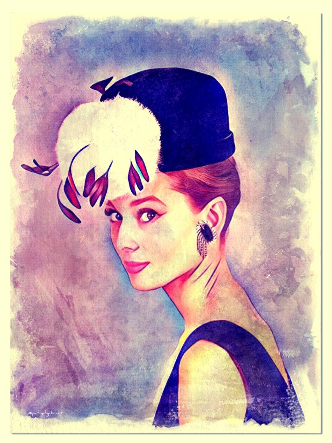Audrey Hepburn  Breakfast at Tiffany's Dipinto ad image 0