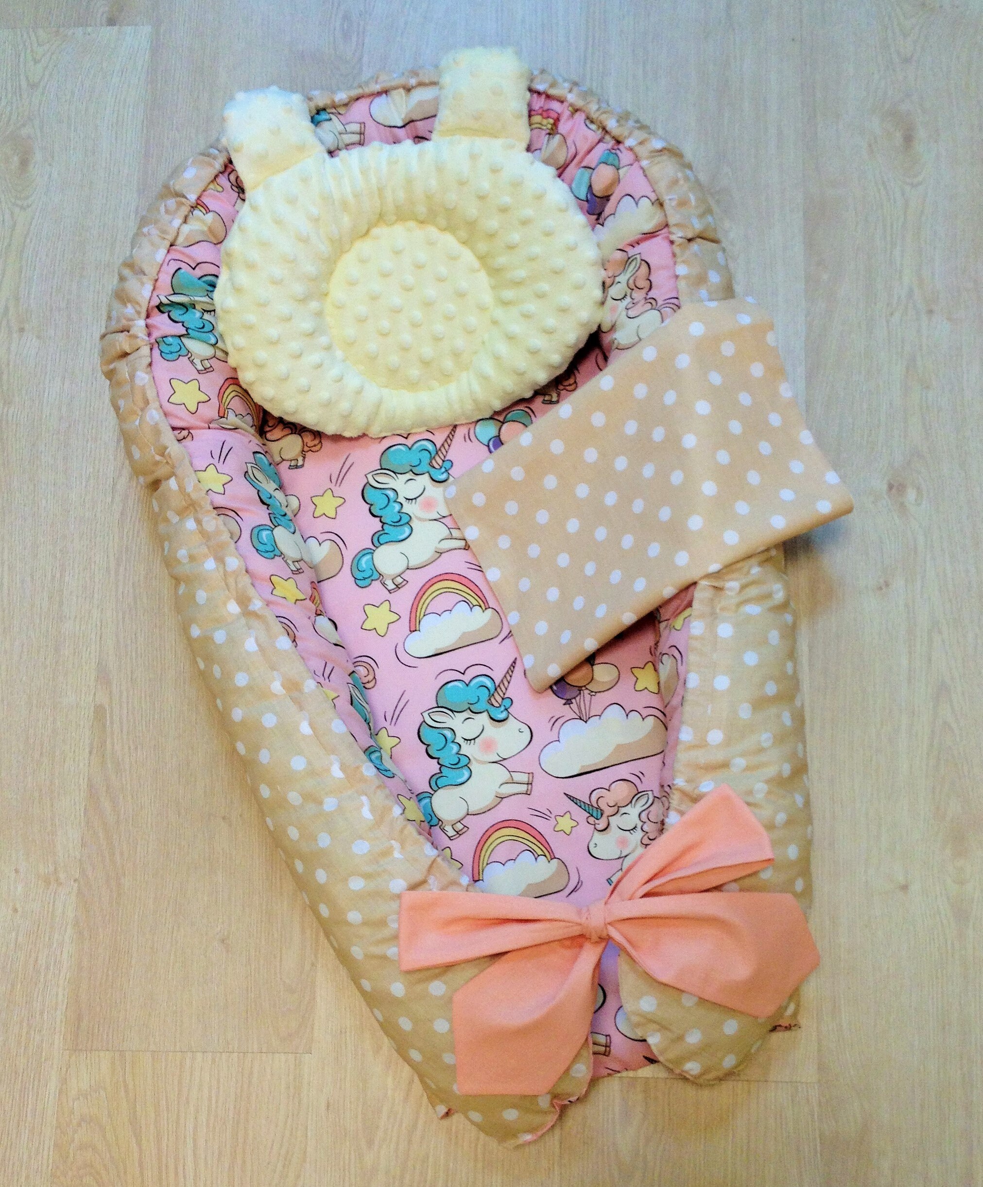 Baby nest for newborn unicorn baby gift baby nest cosleeper Etsy