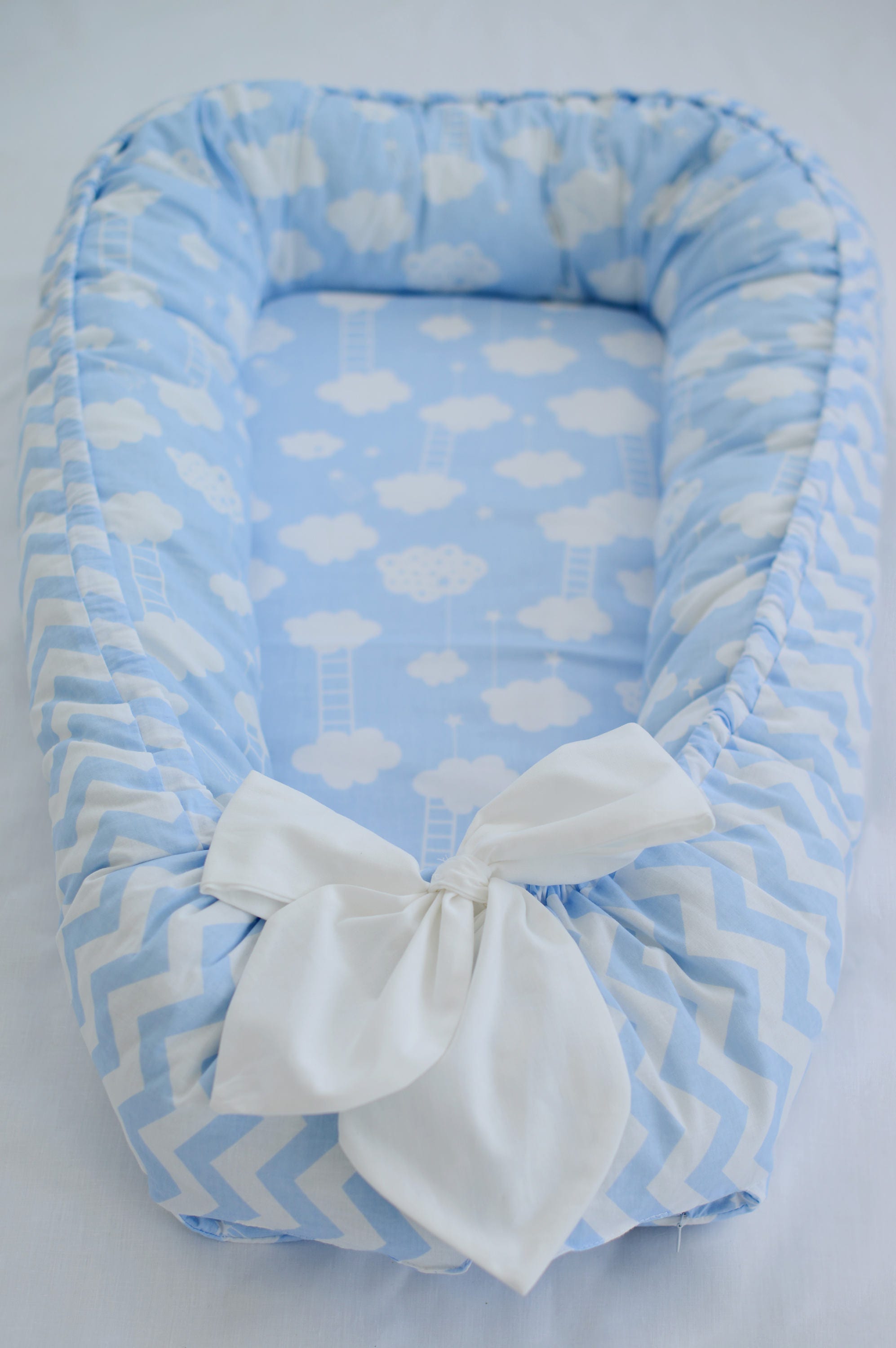 Baby Nest Blue Baby Nest Boy Baby Nest Bed Crib Bedding Etsy