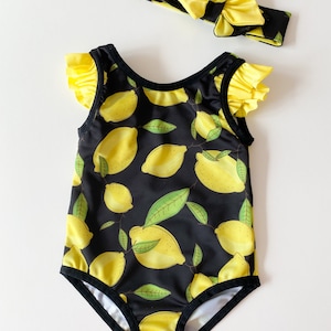Baby girl lemon swimsuit discount