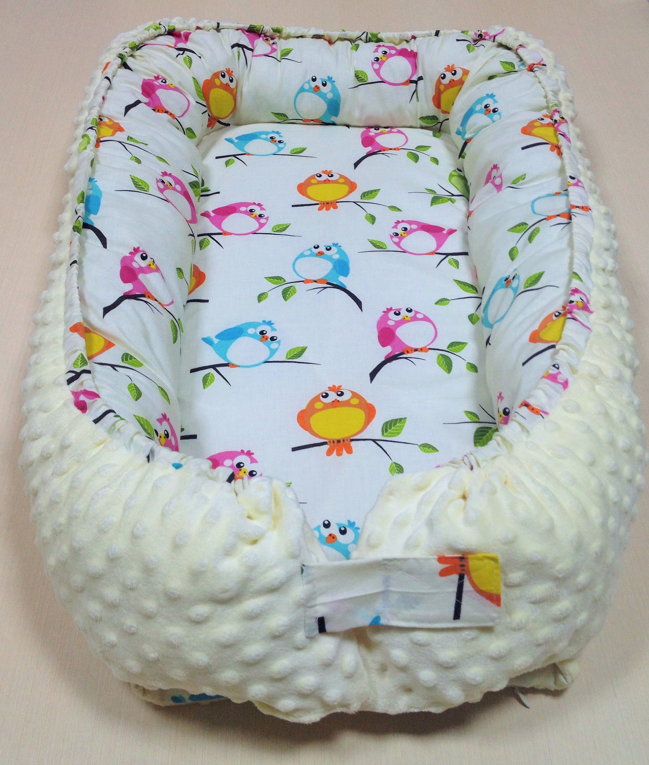 Baby Nest Yellow Bird Baby Bedroom Crib Bedding Newborn Etsy