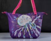 vegan leather bag, Jellyfish