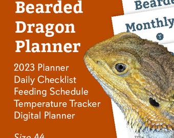 Bearded Dragon Care Planner: Feeding, Supplements, Schedules (Digital Download)